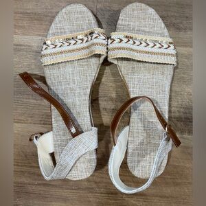 Stylish Tan and Brown Women's Sandals